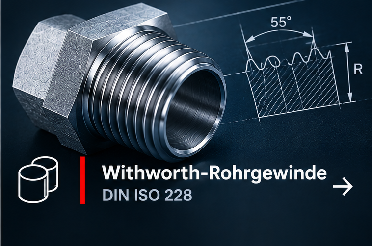 Withworth-Rohrgewinde DIN ISO 228